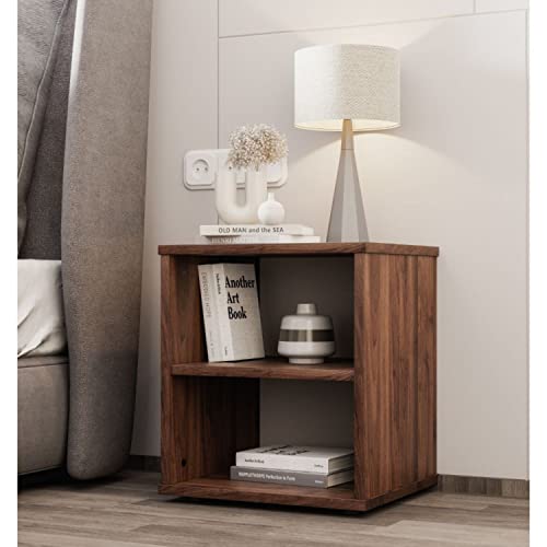 Wakefit Bedside Table| Engineered Wood Side Table Without Drawer